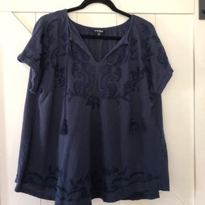 Lucky Brand navy T Shirt size 2X